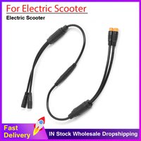 Waterproof Y Splitter 1T2 Cable 3 Pin Connector E-bike Signal Sensor for BAFANG BBS01B BBS02B BBSHD Electric Scoote Bicycle Cord