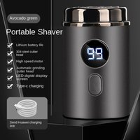Portable Digital Display Electric Shave Razor USB Rechargeable Long Standby Face Shaver Men's Beard Razor Birthday Present