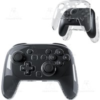 Transparent Case for Switch 2 Pro Controller All-Round Protection Cover Skin Shockproof Anti-scratch Non-slip Crystal Hard Shell
