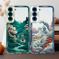 Landscape Phone Case for Samsung Galaxy S25 S24 S23 S22 S21 S20 Plus Ultra FE A73 A72 A71 A52 A53 A32 Transparent