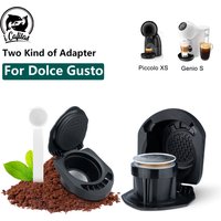icafilas Adapter For Dolce Gusto Maker With Original Nespresso Capsule Pods Transform Holder For Piccolo XS