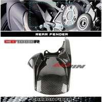 100% Real Carbon fiber Motorcycle Fairing Panel Cowling Rear Fender Tire Wheel Mudguard Cover Tire For HONDA CB1000R 2018-2023