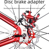 AliExpress NONE Aluminum Alloy Road Bike Non-Disc Brake Mount Adapter, Disc Brake Conversion Bracket for Hydraulic & Mechanical Calipers