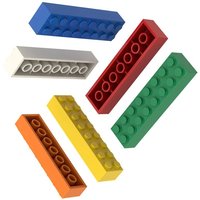 10PCS 3007 93888 Classic Basic Thick 2x8 Building Blocks Construction Compatible with Brick Children Toys Gift Box