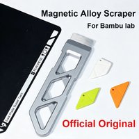 Official Original Parts Magnetic Alloy Scraper For Bambu lab Mag-Alloy Scraper 3D Printer Accessory