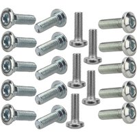 10Pcs M8 Electric Scooter Motorcycle Brake Disc Rotor Screws Bolts M8x25 Hexagon Socket Mount Screws with Step/No Step Universal