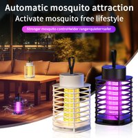 Electric Mosquito Killer Lamp Portable USB Fly Zappers Mosquito Light Household Indoor Outdoor Wall Desktop Wall Hang Dual Use