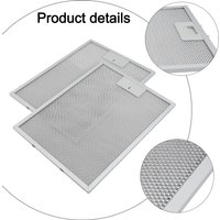 Maintain Range Hood Cooking Area Metal Mesh Extractor Range Hood Grease Filters Compatible With Most Brands Easy Installation