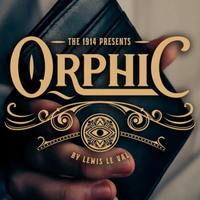 Orphic+ Playing Card Size in Leather (Gimmicks and Instructions) Close-up Magic Tricks Card to Wallet Peek Switch Magia Illusion