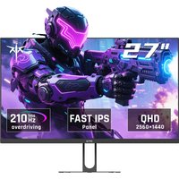KTC Gaming Monitor 27 Inch | 2K@210Hz (Overlocking) | Built-in Speakers | Fast IPS Panel | 1ms Response Time (MPRT) | 450 cd/㎡ B