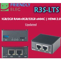 NanoPi R3S / R3S LTS Optional 1GB/2GB RAM 0GB/32GB EMMC Single Board /Board With Case Set / Only Metal Case Optional