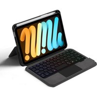 Backlight Keyboard for iPad Mini 7 Case Mini 2024 A17 Pro 8.3 inch Folio Cover Smart Keyboard with Trackpad Spanish Arabic