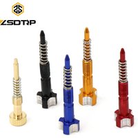 ZSDTRP CNC Aluminum Motorcycle Air Adjuster Screw Kit For 21 24 26 28 30 32 34mm Keihin PWK Carburetor