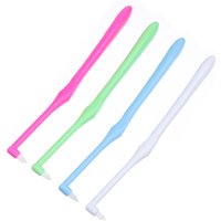 4Pcs Soft Interdental Brushes Single Beam Teeth Cleaners Perfect for Braces Gap Cleaning Oral Hygiene at Home
