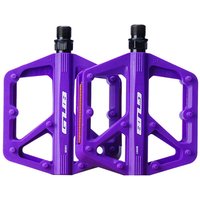 AliExpress NONE Bike Pedals Non-Slip Nylon Bearing Flat Pedals for Mountain Bikes (Purple)