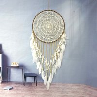 Dream Catcher Feather Wind Chime Pendant Home Entrance Interior Decoration Wedding Background Large Pendant