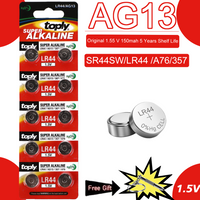 5-35PCS AG13 Battery A76 LR44 357 SR1154 SR44 LR44 1.55V Alkaline Batteries For Watch Calculator Toy Button Coin Cell