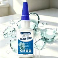 1-6pcs 35g CA Super Glass Glue Fast Curing Clear Waterproof Strong Adhesive for Glass, Mirror, Ceramic, Plastic & Metal Repair