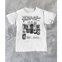 Vintage Japanese Soda T-shirt, 90s anime shirt, Harajuku Japanese Streetwear, japanese retro shirt, Japanese Aesthetics, Vintage