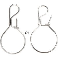1Pc Fishing Lock Snap Freshwater Saltwater Fishing Stringer Clips Stainless Steel Live Fish Lock Buckle Big Game Snaps