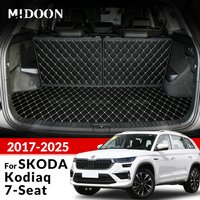Car Trunk Mat For SKODA Kodiaq 7-Seat 2017 2018 2019 2020 2021 2022 2023-2025 Custom Car Accessories Auto Interior Decoration