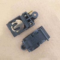 2pcs T125 250V 16A Steam Electric Kettle Parts 20 degree black High Power 46*21mm Thermostat Switch
