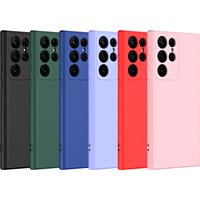 Luxury Liquid Silicone Phone Case For Samsung Galaxy S26 S25 S24 S21 S22 S23 S20 Plus FE For Samsung Note 20 Ultra Case Cover