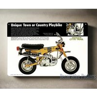 Daxx Ct70 Trail Motorcycle Metal Poster Tin Sign