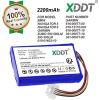 XDDT 3.7V 2200mAh GPS, Navigator Battery 616-00077-00 for Garmin Zumo 590, Zumo 590LM, Zumo 595, Zumo 595LM, 010-01603-10 +TOOL