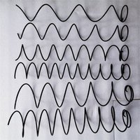 2PCS Custom Steel Spring Spiral Retail Spring for Vending Machine 450mm Length 66mm 50mm Diameter 4mm Size