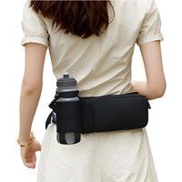 Outdoor sports water bottle waist bag - suitable for hiking, cycling, running, and multi-functional phone pouch