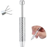 2 x Piercing Taper Ball Grabber Tool for Changing Jewelry Stainless Steel Flat Back Earring Applicator Thread Body Piercing Kit