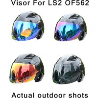 For LS2 OF562 of562 Helmet Visor Replace Sunglasses Extra Lens for Ls2 Airflow Helmets OF562 OF 562