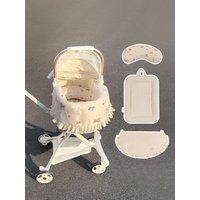 Pet Stroller Anti-dirt Towel Luxury Cute Style Cat Dog Stroller Mat Waterproof Pillow 2sided Pet Products Supplies Accessories
