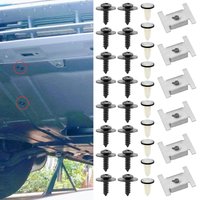 32pcs Under Engine Cover Fitting Kit for Citroen Relay Peugeot Boxer Fiat Ducato 2006-2014 Undertray Clips 1088348 24441317