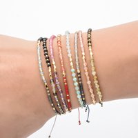 ZMZY ZMZY Thin Cute Beads Miyuki Bracelet Natural Stone Bracelet Jewelry Charm Bracelets for Women Rope Chain Bracelet Love Gift