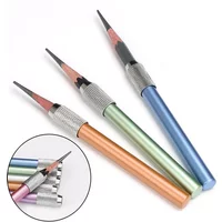 1pcs Metal Single Head Spiral Pencil Extender Art Sketch Crayon Student Painting Tools School Stationery