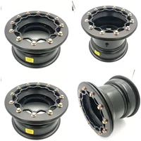 i Quad ATV Rims 10 Inch Front Beadlock ATV Wheels 10x5 4+1 for Raptor 700r 660 350 250 125 Atv