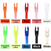 24pcs Archery ID4.2mm Inserted Arrow Nocks Carbon Fiberglass Arrow Nocks Internal nocks For ID 4.2 mm Arrow shaft DIY Arrows