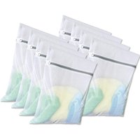 10/5Pcs Mesh Laundry Bags, Mesh Wash Bags, Durable Mesh Structure with Strong Zipper, Suitable for Underwear, Delicate Clothes