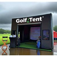 Portable Inflatable Golf Field / Mini Golf Course / Outdoor Indoor Inflatable Golf Simulator Tent for Sale