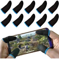 10/20 Pairs Phone Game Finger Cover Sweatproof Anti-slip Touch Screen Finger Sleeve Breathable Gaming Fingertip Cover For Gamer