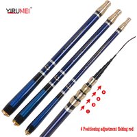 4.5M-6.3M Adjustable Positioning Fishing Rod Telescopic Ultra-Short Carbon Fishing Spinning Ultra Light Hard Stream Rod