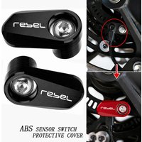 Motorcycle Accessories Front Wheel ABS Sensor Protection Guard Cover rebel500 For HONDA CMX REBEL 500 300 250 CMX300 CMX500