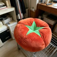 Cute Soft Mushroom Tomato Futon Cushion, Bed & Lazy Living Room Sofa Pillow, Doll Throw Pillow Decor