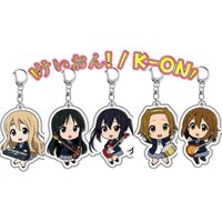 5CM Cute girls K-ON! Hirasawa Yui Akiyama Mio Acryic Anime Keychain Cartoon Keyring Bag Parts & Accessories to fans gifts
