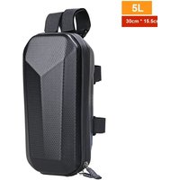 AliExpress Waterproof E-Bike Front Bag 5L Big Capacity Scooter Tube Bag Wear-resistant Hard Shell Bicycle Storage Bag Bike Accessories