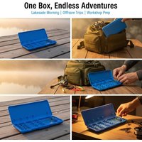 Fishing Rig Feeder Storage Box PP Tackle Organizer for Carp Outings and Adventure Use