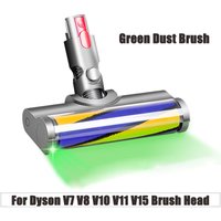 LED Floor Nozzle Brush For Dyson V7 V8 V10 V11 V15 Cordless Stick Vacuum Cleaner Replacement Floor Brush Head Tool
