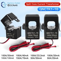 clamp ct current transformer 100A 50mA 100A 40mA 50A 25mA 100A 33.3mA 50A 20mA 100a 100mA 2000 split current transformer sensor